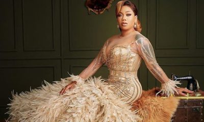 Toyin Lawani Goes Nude To Display Body Art