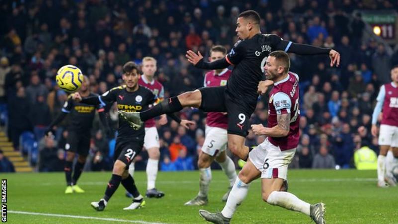 Burnley vs Man City: Gabriel Jesus' Brace Sends Guardiola's Team To Second On EPL Standings