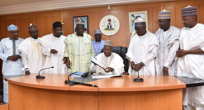 Gombe: Gov. Inuwa Yahaya Signs N130.83bn 2020 Budget