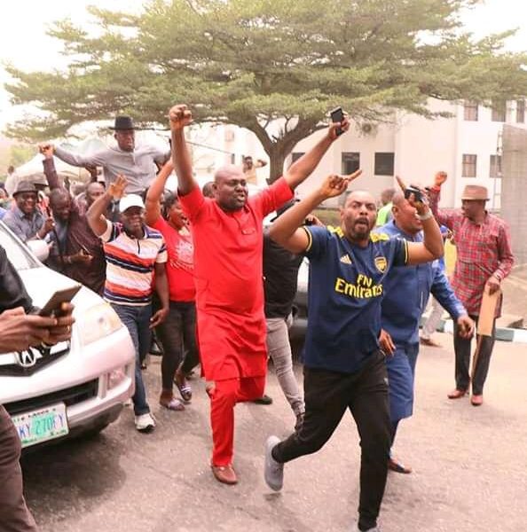 Photo News: PDP Supporters In Wild Jubilation In Bayelsa