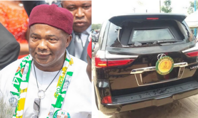 Hope Uzodinma: Angry Imo Youths Attack governor, Damage His Car 