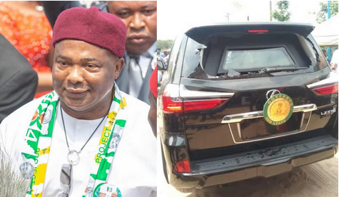 Hope Uzodinma: Angry Imo Youths Attack governor, Damage His Car 