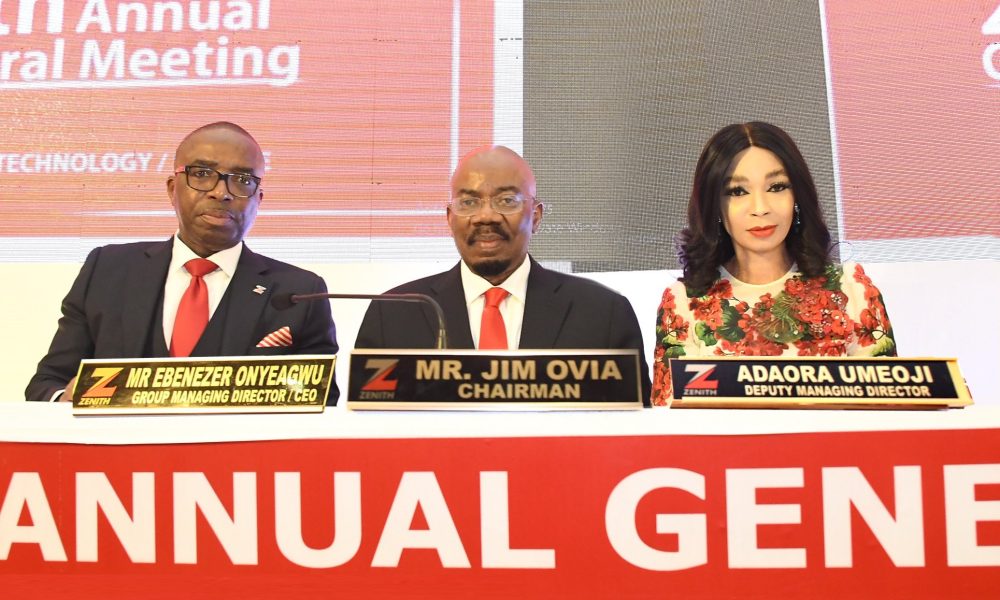 Zenith Bank Rewards Shareholders, Declares Dividend Payout Of N87.9bn