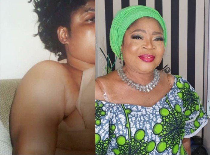 Veteran Nigerian Singer, Salawa Abeni Shares Her Nude Photos, See Why