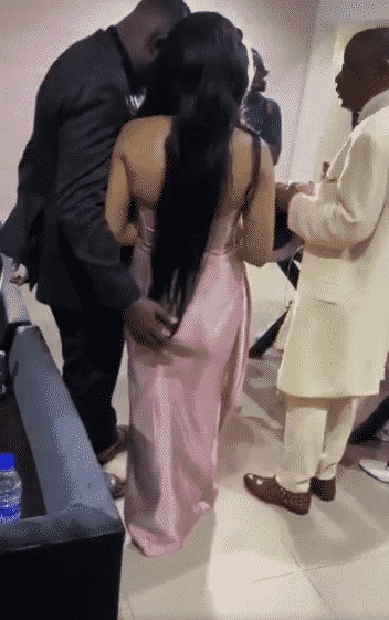 Man Grabs Wife's Ass During Prayer Session On Their Wedding