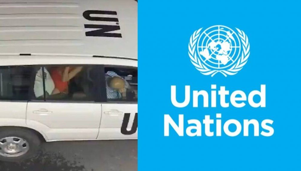 UN Breaks Silence On Video Of Couple Having Sex In Its Official Car