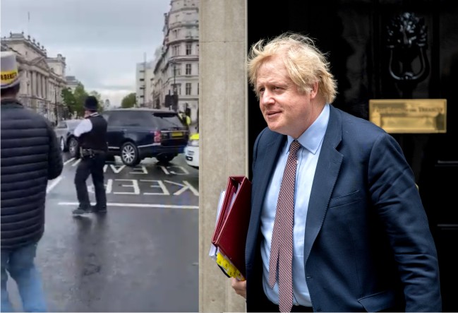 UK Prime Minister Boris Johnson Involved In Car Crash