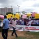 Protesters Demand The Arrest Of Lagos State Ex-Gov Bola Tinubu.