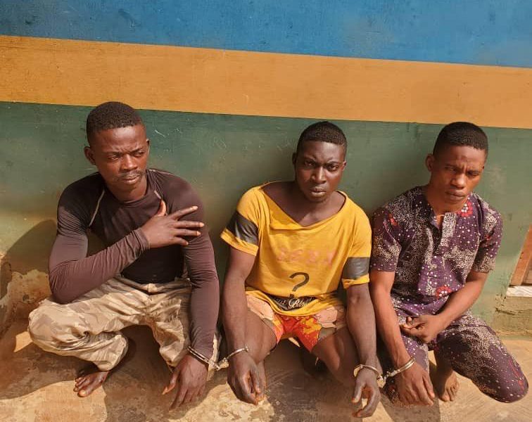 Police Arrests 3 Men For Allegedly Luring, Raping Lady In Ogun