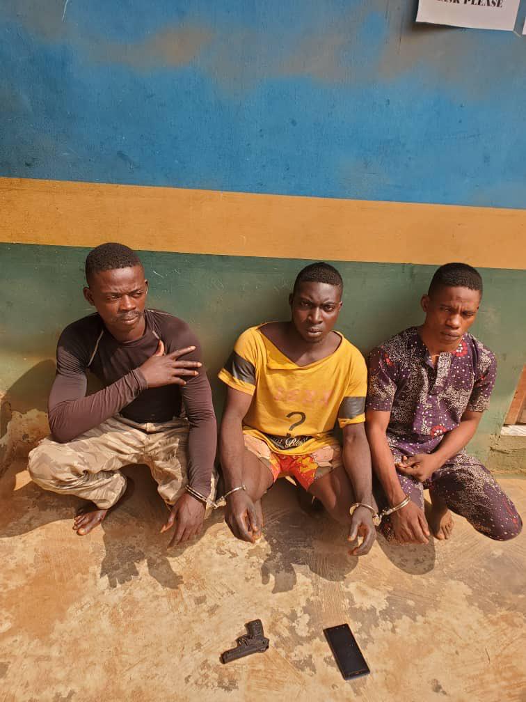 Police Arrests 3 Men For Allegedly Luring, Raping Lady In Ogun