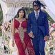 Actress, Angela Okorie Weds fiance Desmond in a romantic beach wedding (Photos)