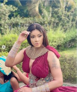 Actress, Angela Okorie Weds fiance Desmond in a romantic beach wedding (Photos)