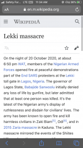 Lekki Massacre