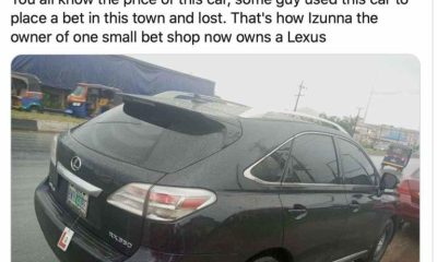 Man Loses His Lexus SUV After Using It To Place Bet In Anambra