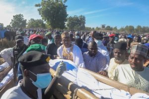 Governor Zulum Attends Slain Farmers' Burial [PHOTOS]