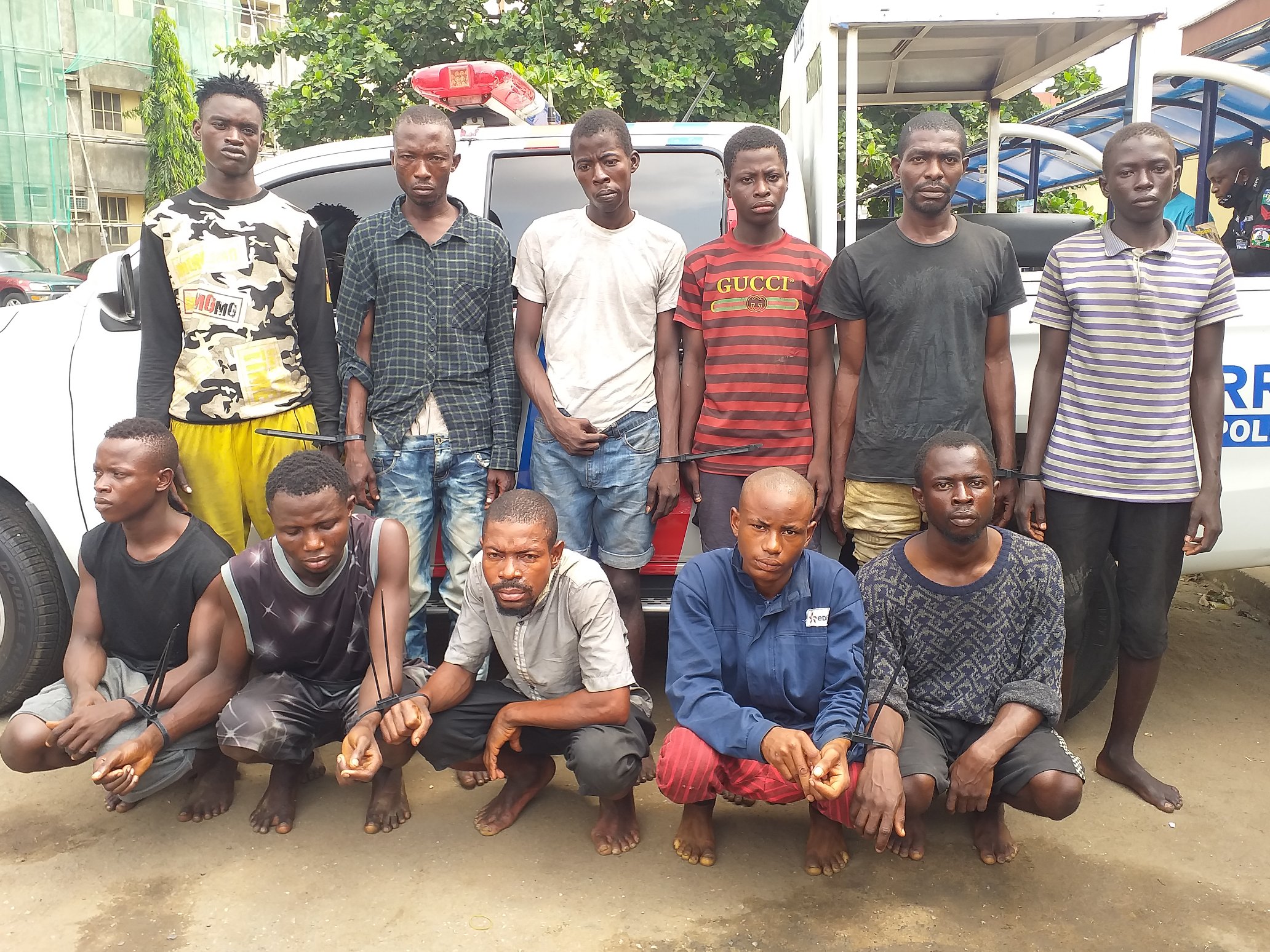 Police Arrest 15 Suspected Traffic Robbers In Lagos