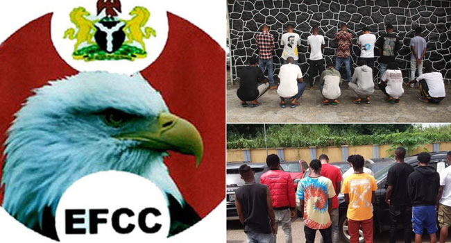 EFCC Arrests 23 For Internet Fraud In Lagos And Benin