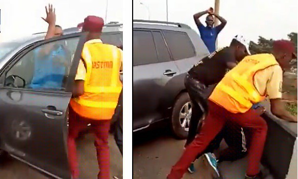 Motorist Knocks Police Officer Into Canal In Lagos