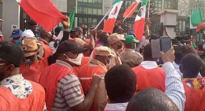 NLC Stages Protest At CAC Headquarters In Abuja