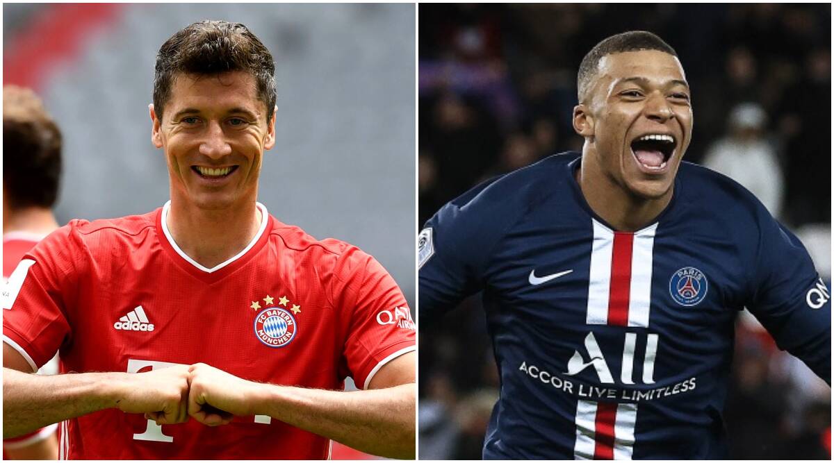 lewandowski mbappe Champions League