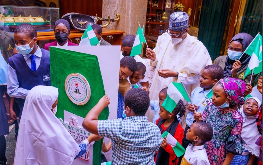 [PHOTOS] Children's Day: President Buhari Felicitates Nigerian Children