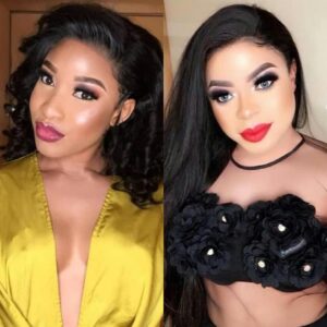 Former 'Besties' Tonto Dikeh, Bobrisky Fight Dirty On Social Media