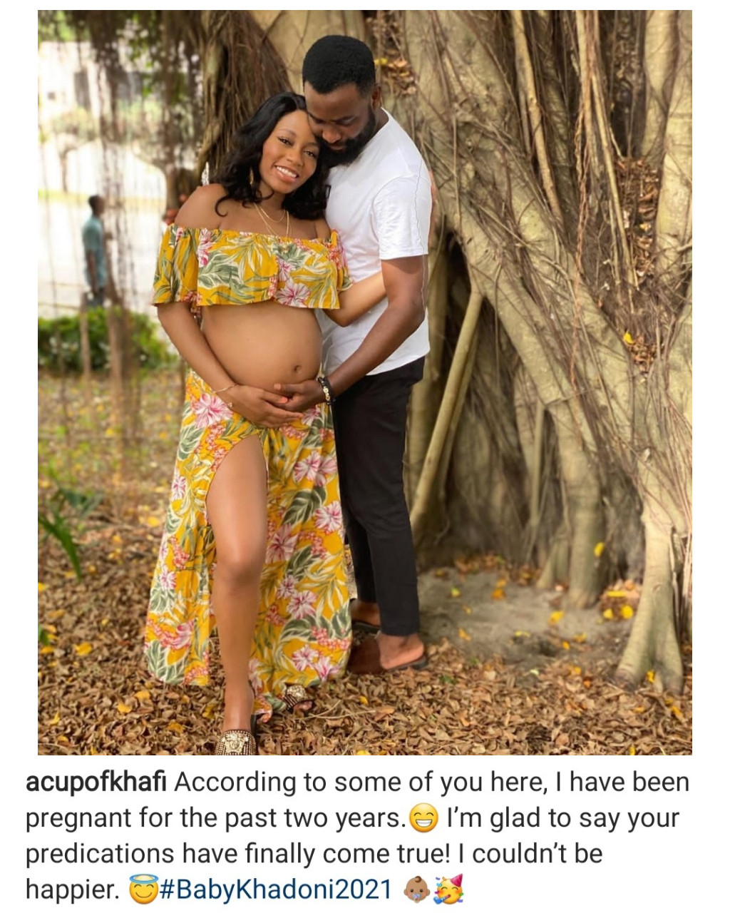 BBNaija 2019 stars, Khafi and Gedoni expecting first child two years after they met during reality show