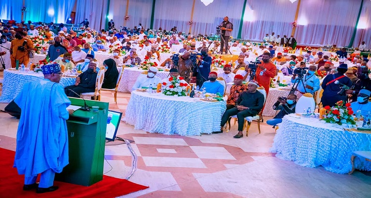 What President Buhari Told Senators, House Of Reps Members At Dinner