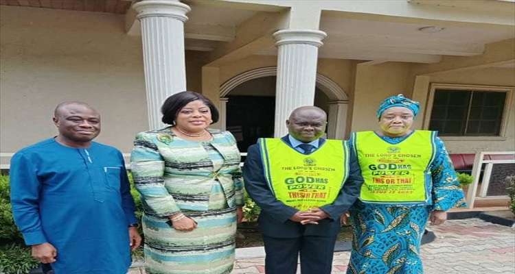 Fidelity Bank MD Visits General Overseer Of Lord’s Chosen Charismatic Revival Church