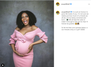 Ex-BBNaija Star Khafi Pens Down Touching Note To Unborn Child