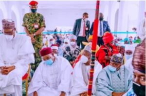 Photo News: Jonathan, Osinbajo, Atiku, Governors At Wedding Of Yusuf Buhari