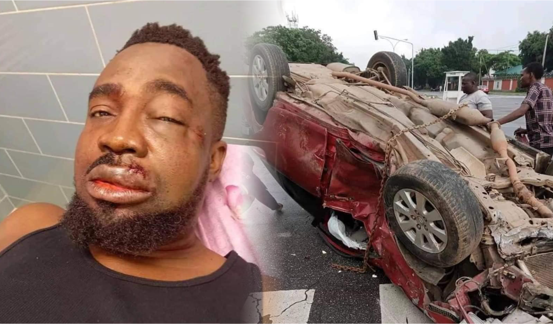 Nigerian Rapper, Mr. Raw, Survives A Ghastly Car Accident