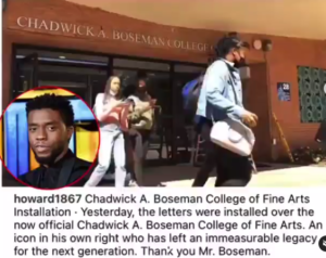 Howard University Renames College After Late Chadwick Boseman