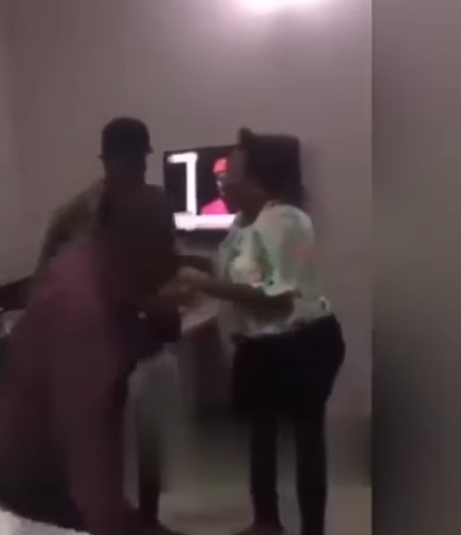 Drama As Husband Catches Another Man Pants Down With His Wife