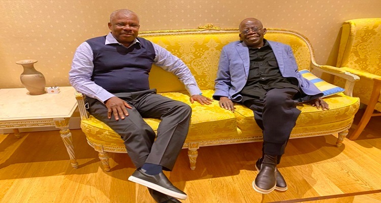 Former Ogun Governor, Amosun, Visits Tinubu In London (Photos)