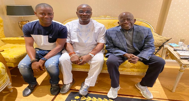 K1 De Ultimate, Isolo LG Chairman Visit Tinubu In London