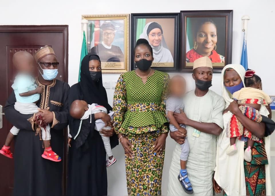 PHOTOS: NAPTIP Reunites Two Trafficked Children With Their Parents