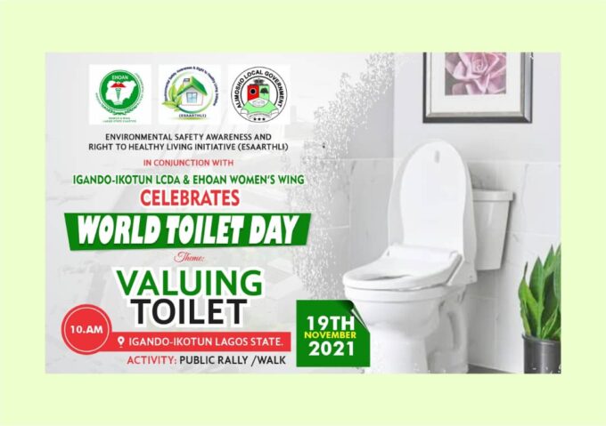 World Toilet Day: Lagos EHOAN Women Highlights Toilet Values, Donates Toilet Cleaners to Alimosho Schools