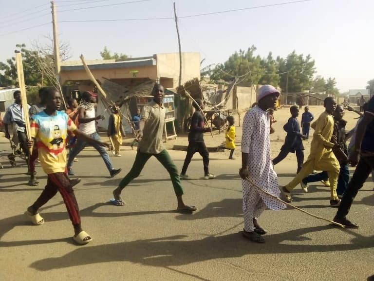 Angry Youths Protest