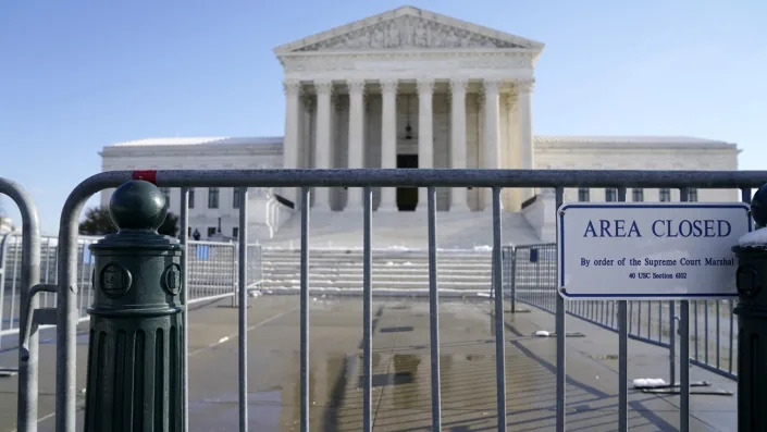 The U.S Supreme Court building.