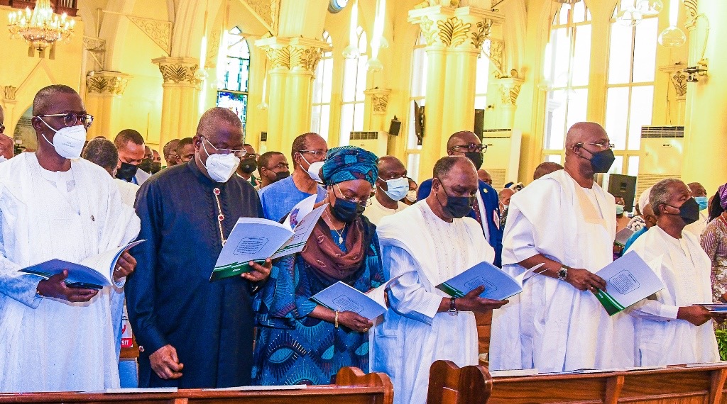 Sanwo-Olu, Osinbajo, Others Attend Shonekan’s Funeral