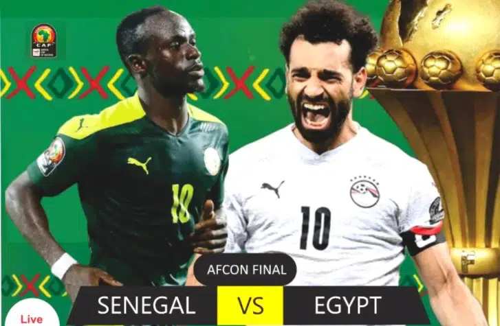 AFCON 2021 Final: Livestream Senegal vs Egypt Here, Live Updates