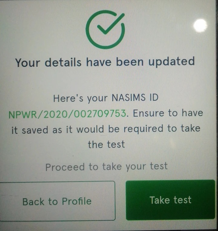 Nasims ID and Npower ID