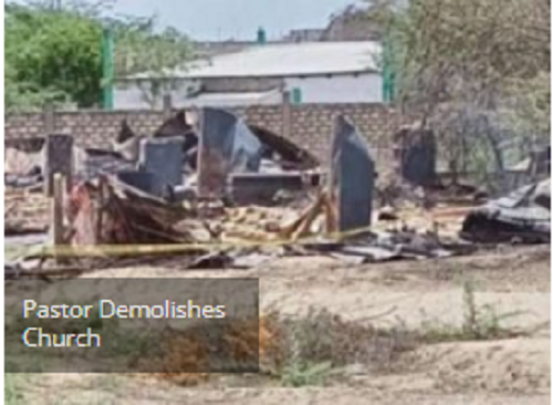 Pastor Demolishes Church