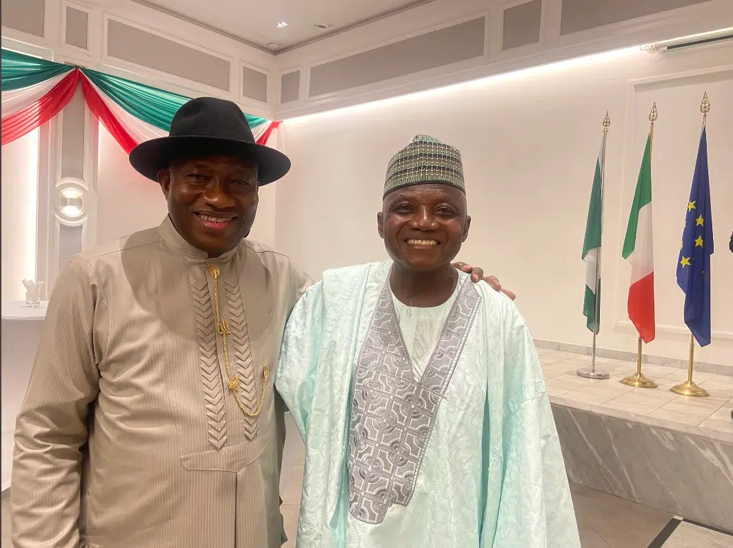 Buhari’s Aide, Garba Shehu Meets Jonathan In Abuja