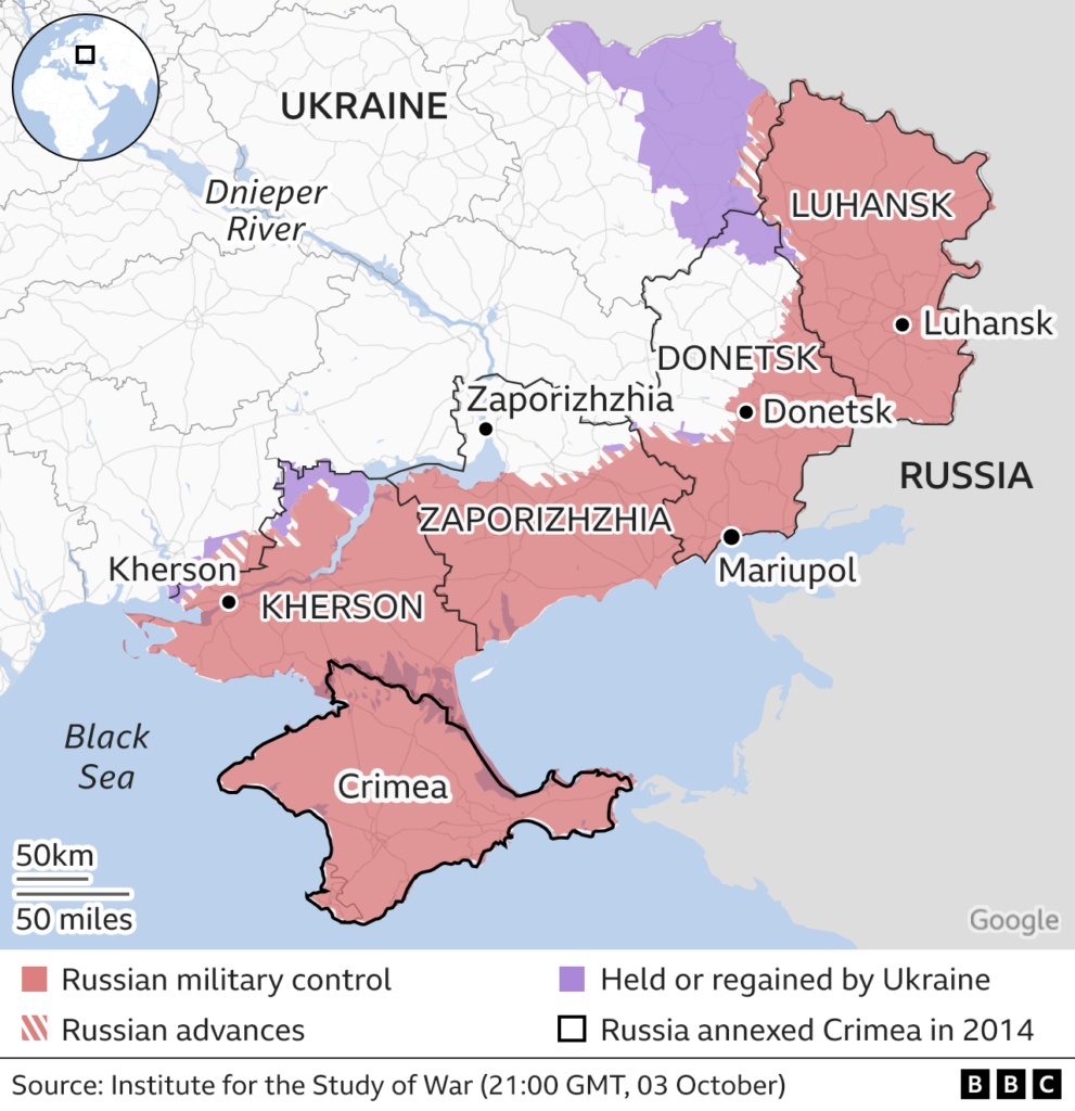 War: Russian Army Maps Show Major Retreats In Ukraine’s Kherson Region ...