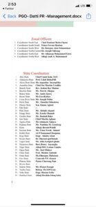 Labour Party Presidential Campaign Council membership list