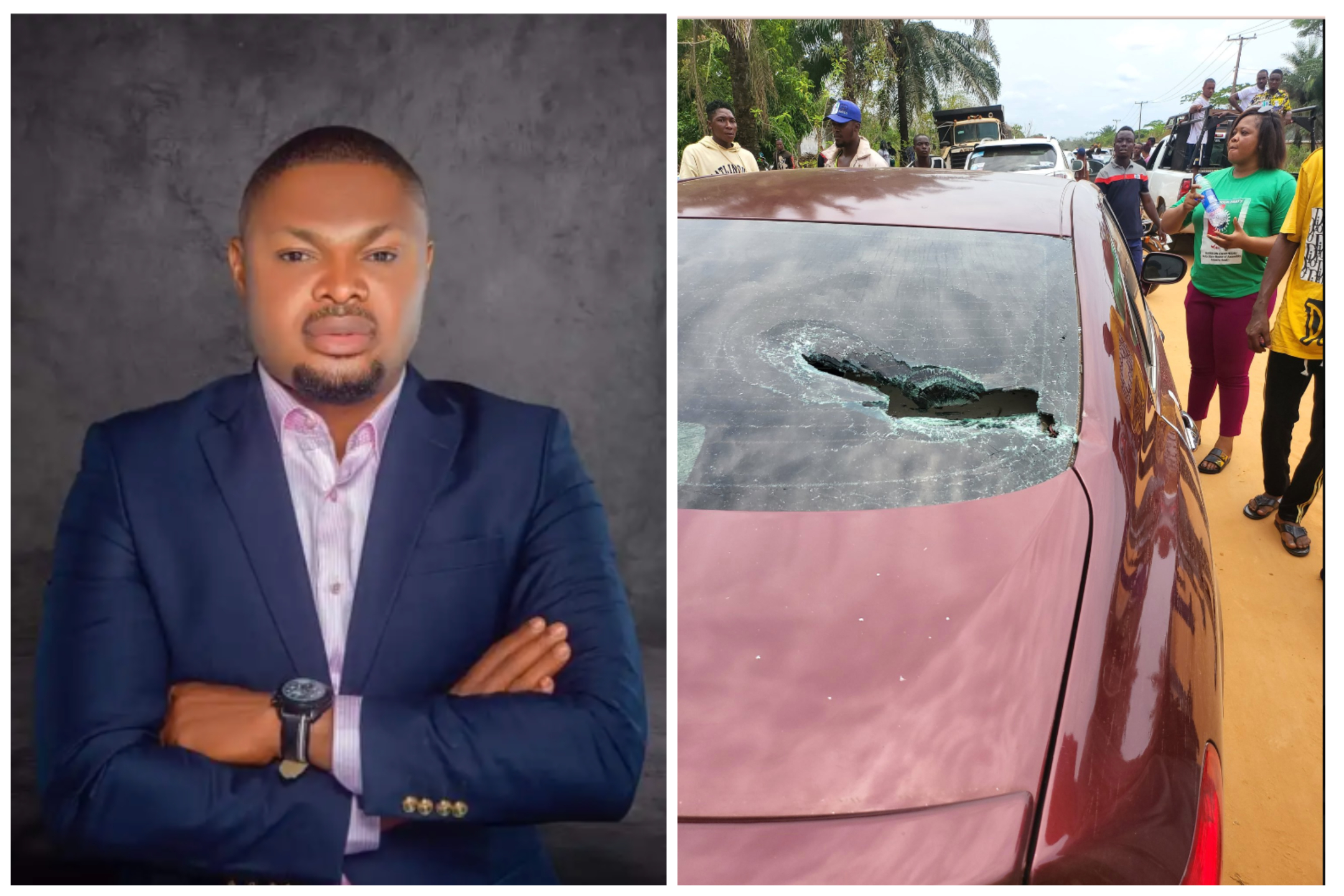 JUST IN: Thugs Attack LP Candidate, Harrison Gwamnishu During Campaign In Delta State