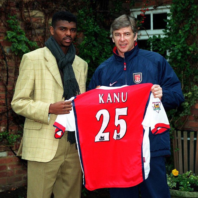 Kan U Believe It -- Kanu Sends Congratulatory Message To Arsene Wenger