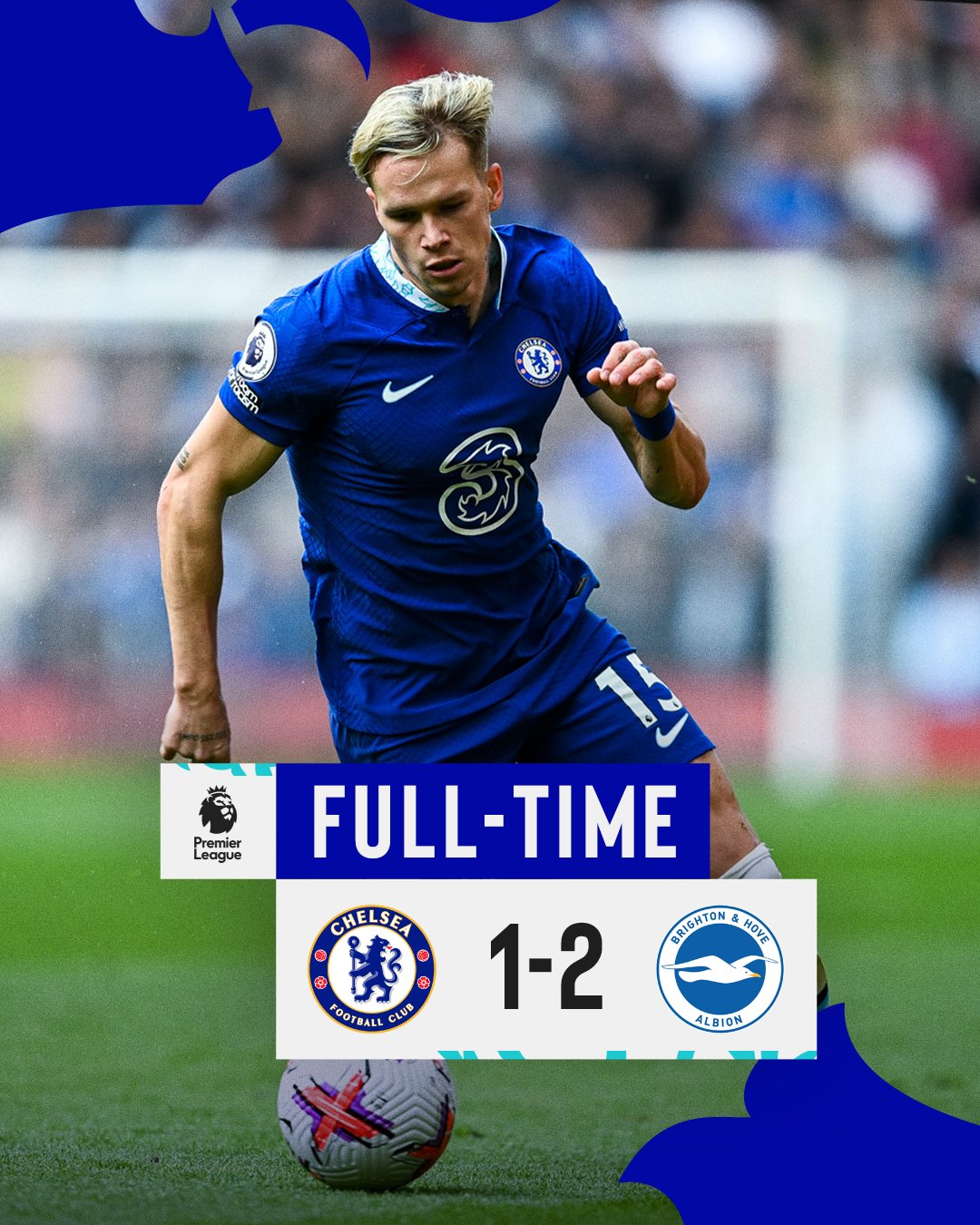 Chelsea Shiver On Sight To Brighton In 1-2 Loss